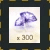 300 кристаллов + 30 алмазов💎